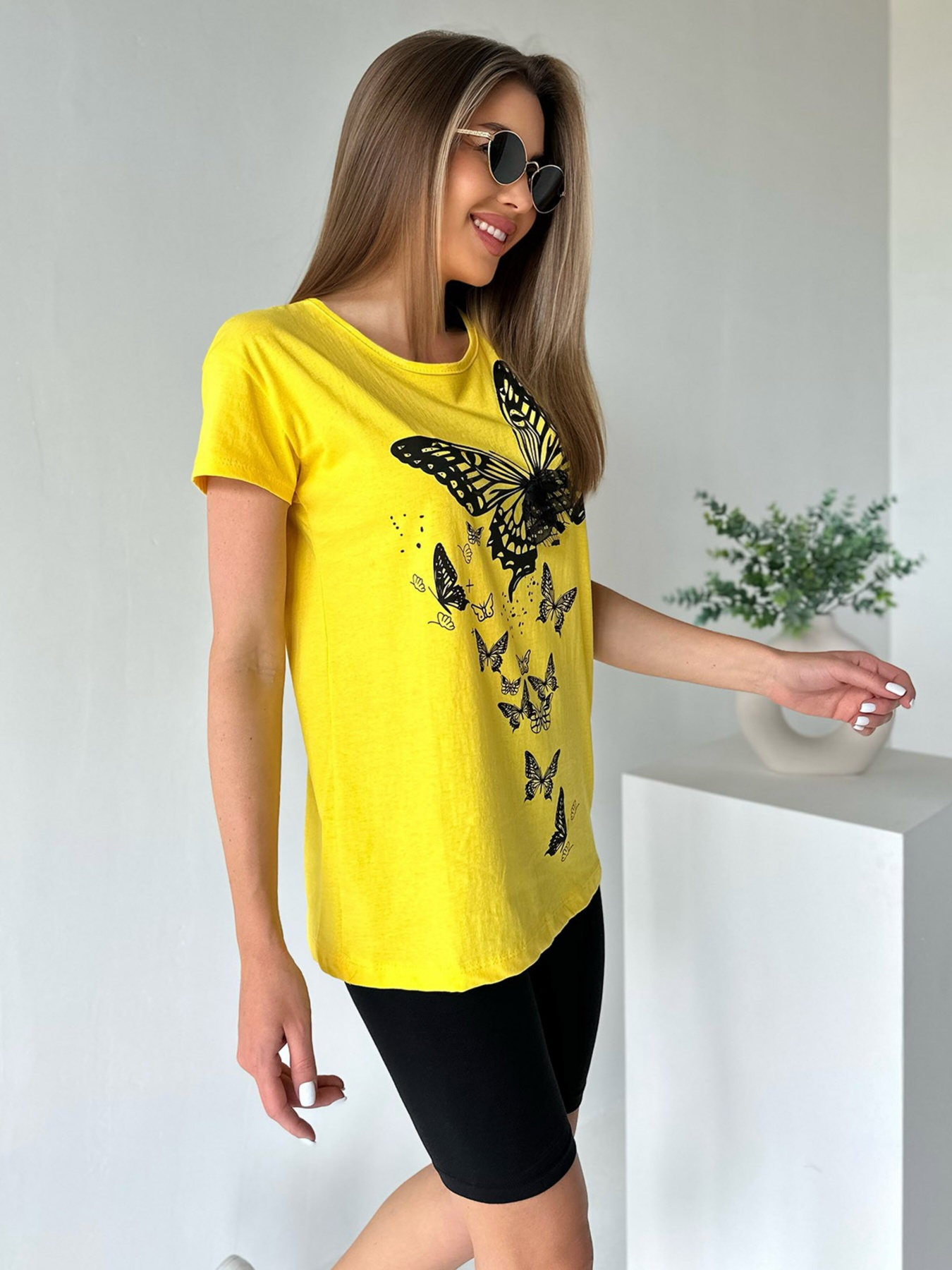 Футболка ISSA Plus модель WN9-12_yellow Фото