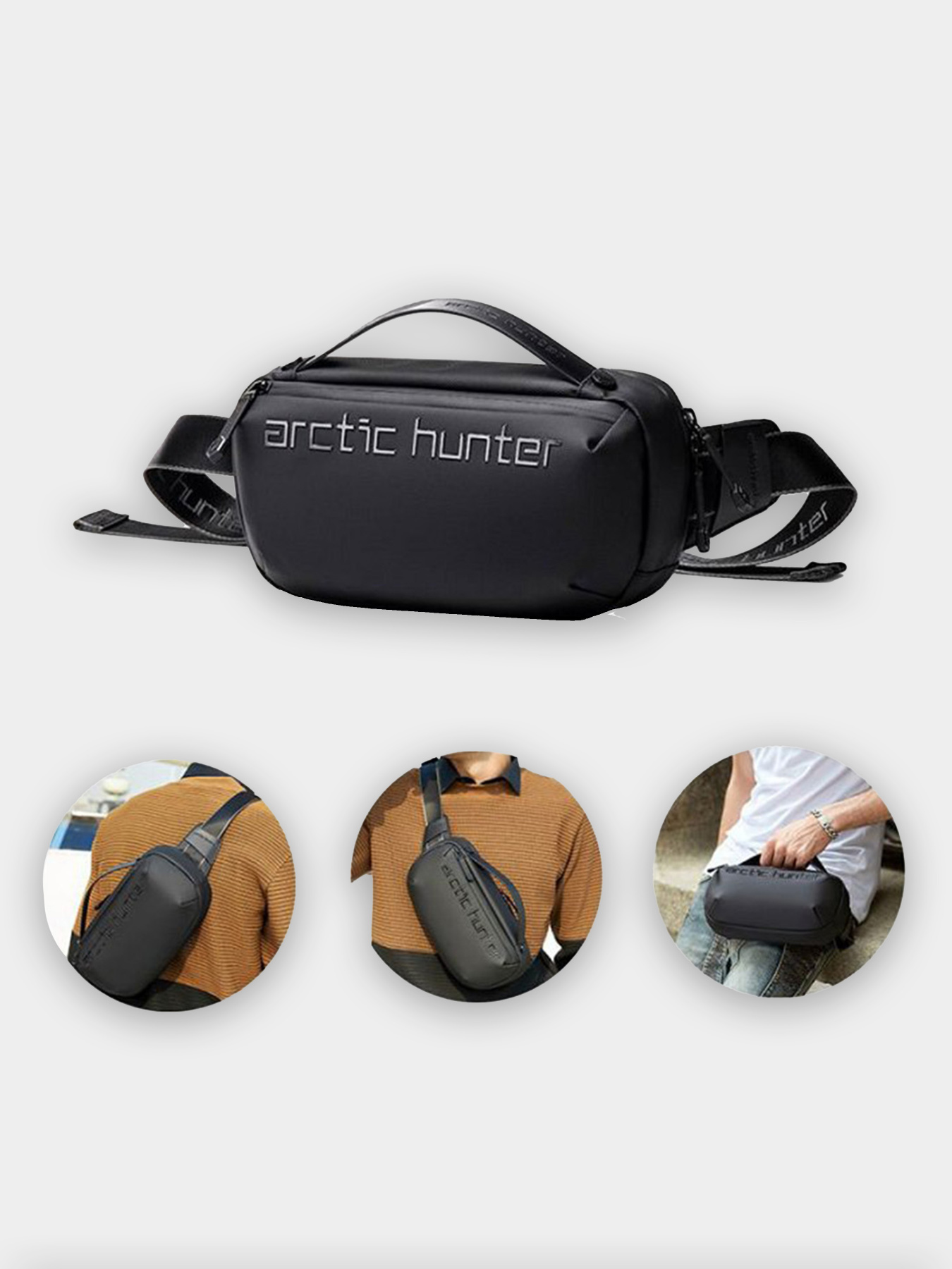 Поясная сумка Arctic Hunter модель archuny00020bl Фото