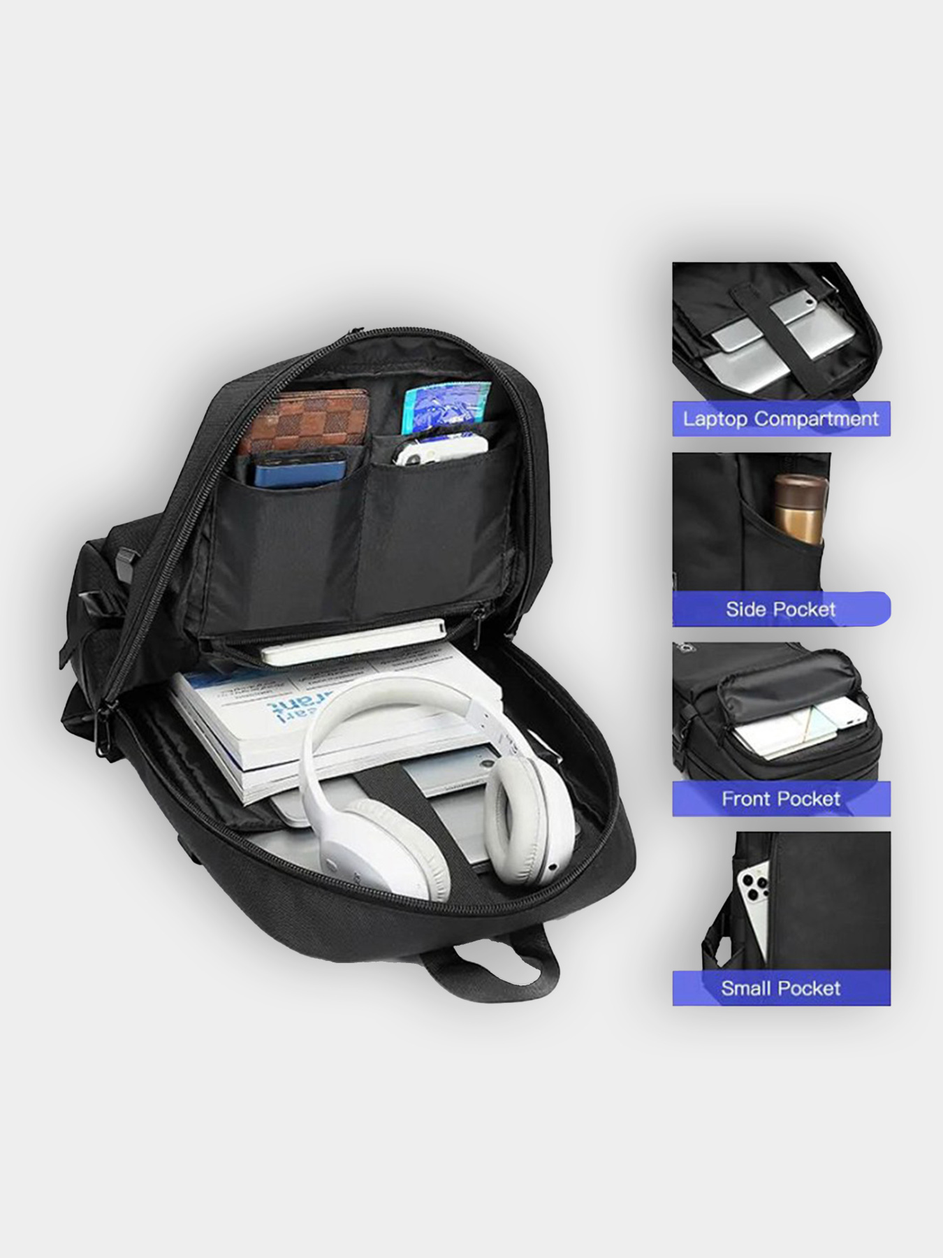 Повсякденний рюкзак Ozuko модель ozuko9479bl Фото