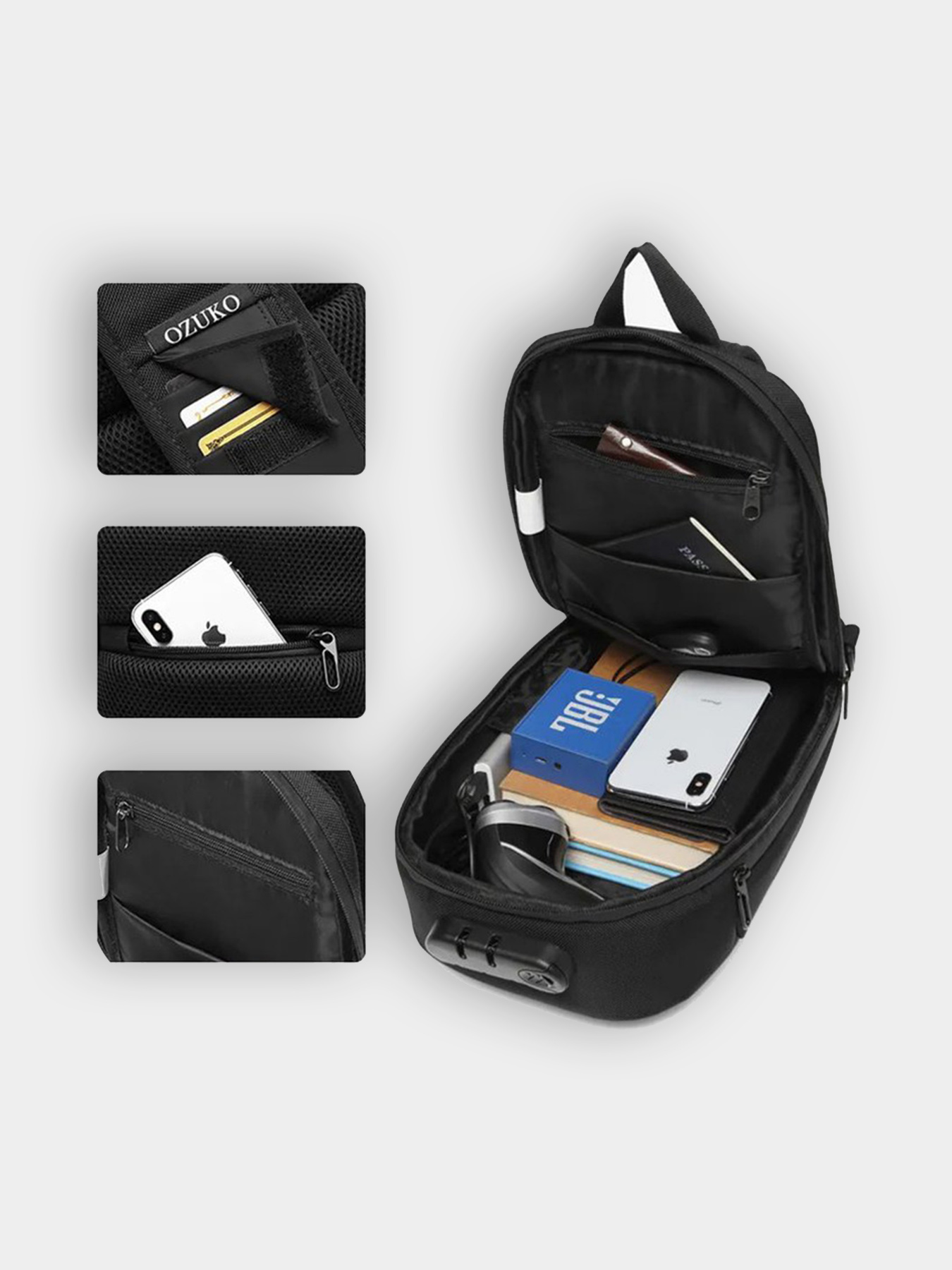 Мессенджер Ozuko модель ozuko9270bl Мессенджер Ozuko модель ozuko9270bl Фото