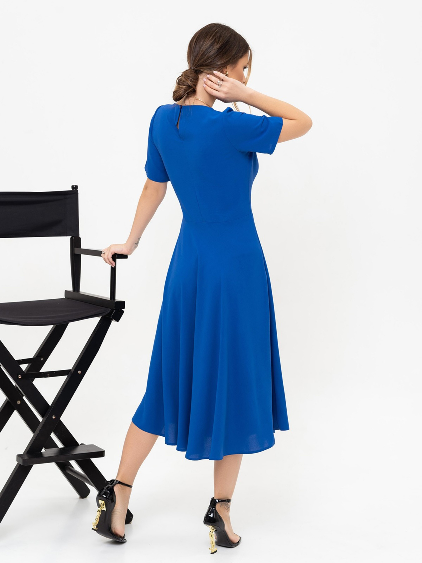 Платье миди ISSA Plus модель 13892A_electrician Фото