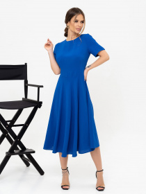 Платье миди ISSA Plus модель 13892A_electrician Фото