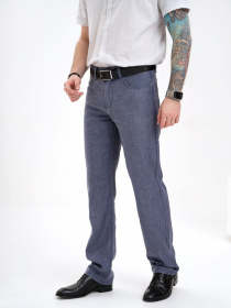 Брюки повседневные ISSA Plus модель GN4-137_blue Фото