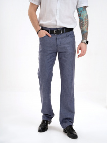 Штани повсякденні ISSA Plus модель GN4-137_blue Фото