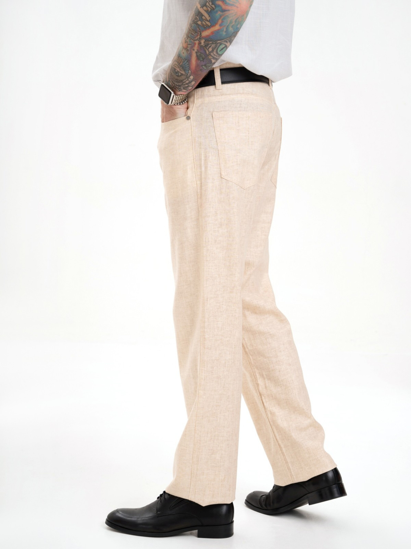 Повседневные штаны ISSA Plus модель GN4-140_beige Фото