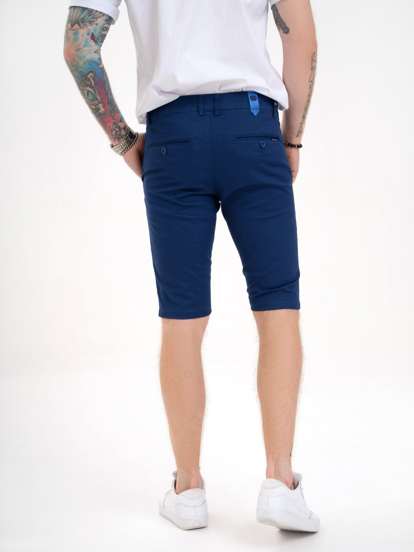 Повсякденні шорти ISSA Plus модель GN4-141_darkblue Фото