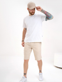 Повсякденні шорти ISSA Plus модель GN4-143_beige Повсякденні шорти ISSA Plus модель GN4-143_beige Фото