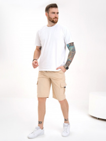 Повсякденні шорти ISSA Plus модель GN4-147_beige Повсякденні шорти ISSA Plus модель GN4-147_beige Фото