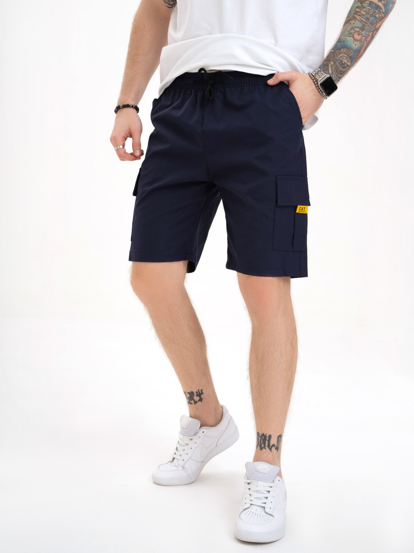 Шорты ISSA Plus модель GN4-147_darkblue Фото