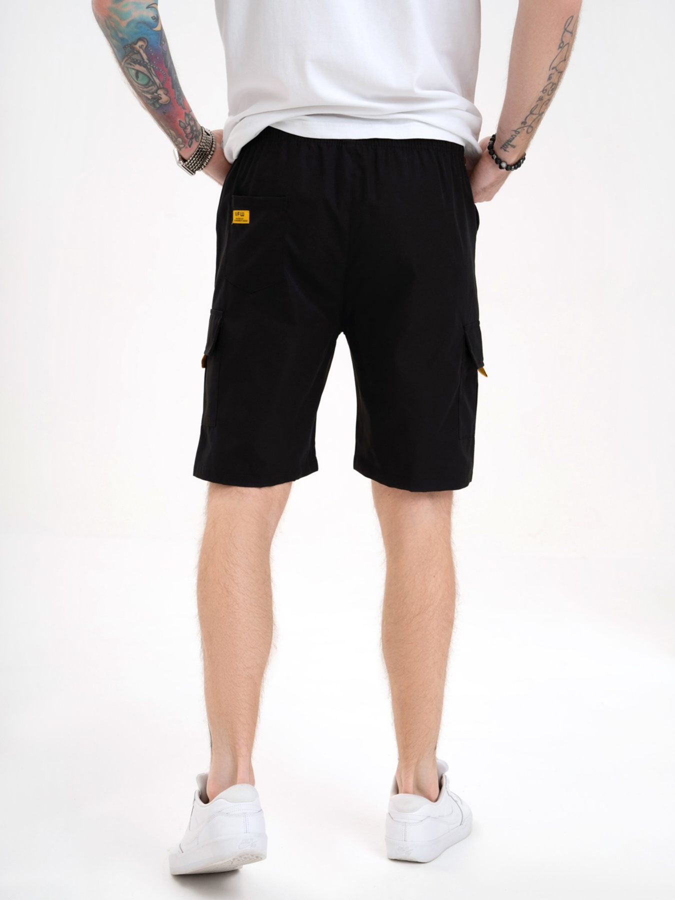 Повсякденні шорти ISSA Plus модель GN4-147_black Фото