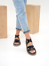 Сандалии ISSA Plus модель OB2-256_black Фото