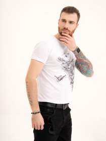 Футболка ISSA Plus модель GN4-108_white Фото