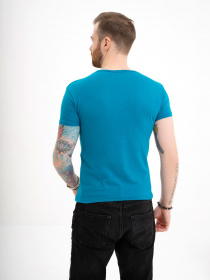 Футболка ISSA Plus модель GN4-108_turquoise Футболка ISSA Plus модель GN4-108_turquoise Фото