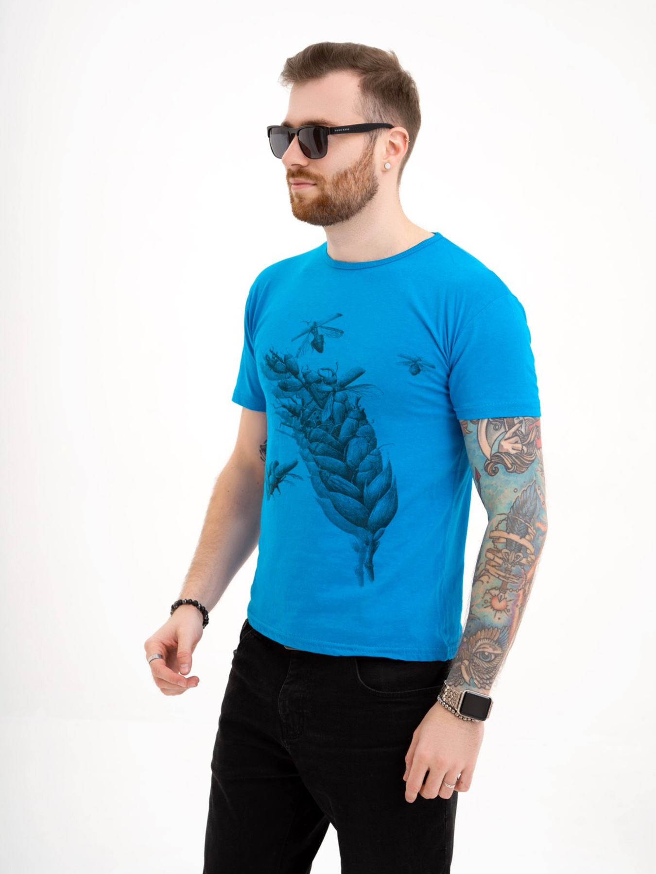 Футболка ISSA Plus модель GN4-108_blue Фото