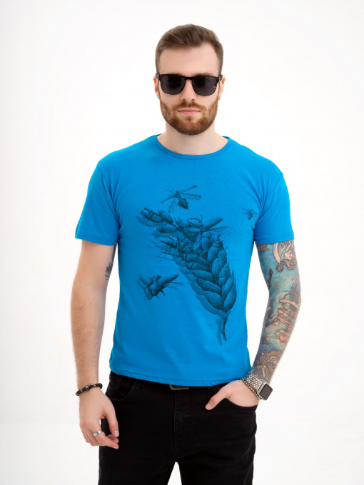 Футболка ISSA Plus модель GN4-108_blue Фото