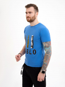 Футболка ISSA Plus модель GN4-109_blue Фото