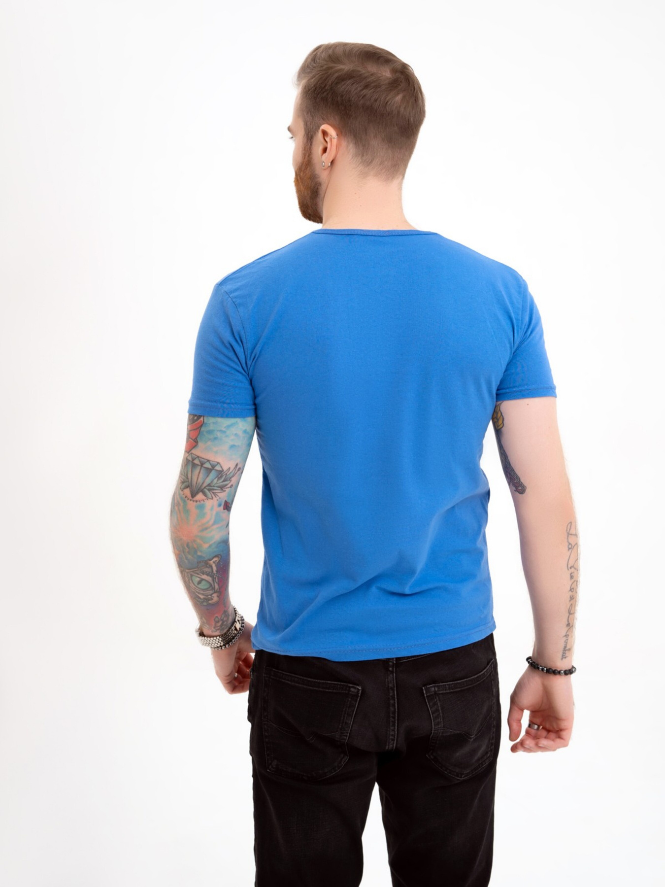 Футболка ISSA Plus модель GN4-109_blue Фото