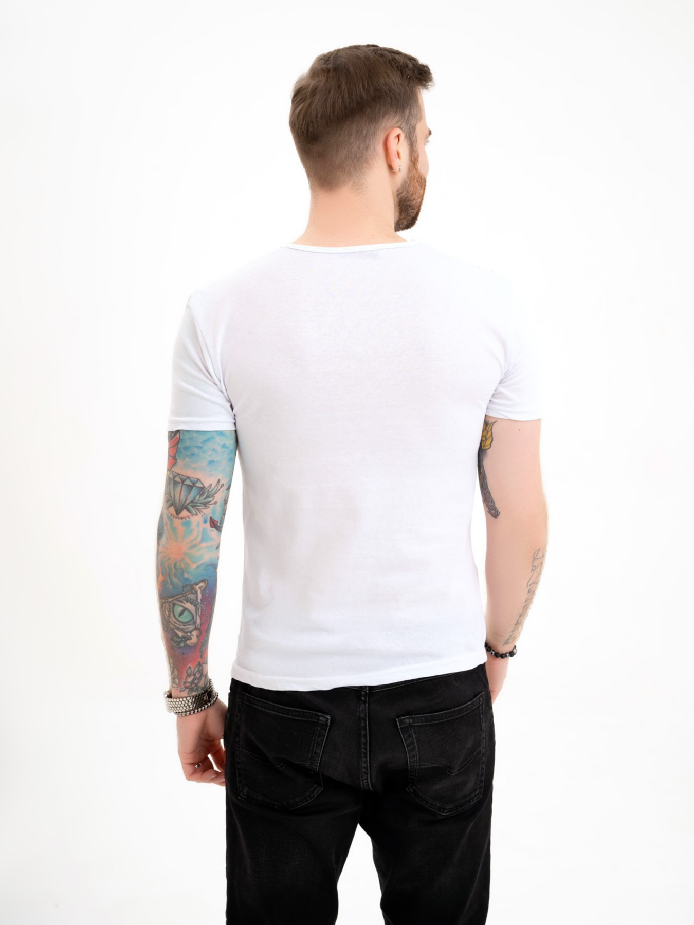 Футболка ISSA Plus модель GN4-110_white Фото