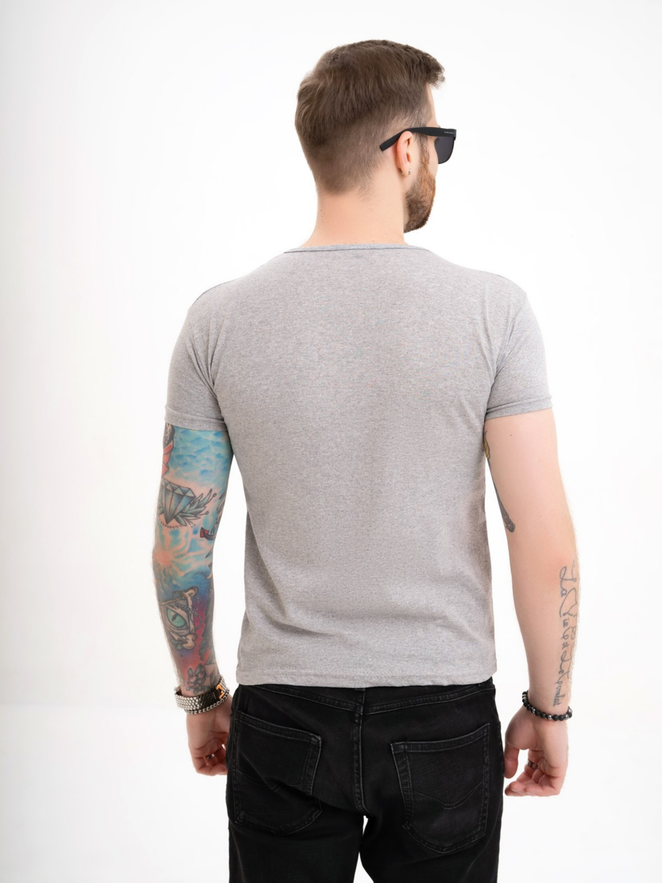 Футболка ISSA Plus модель GN4-110_grey Фото