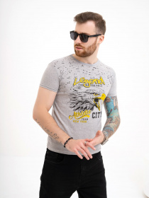 Футболка ISSA Plus модель GN4-110_grey Фото