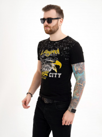 Футболка ISSA Plus модель GN4-110_black Фото