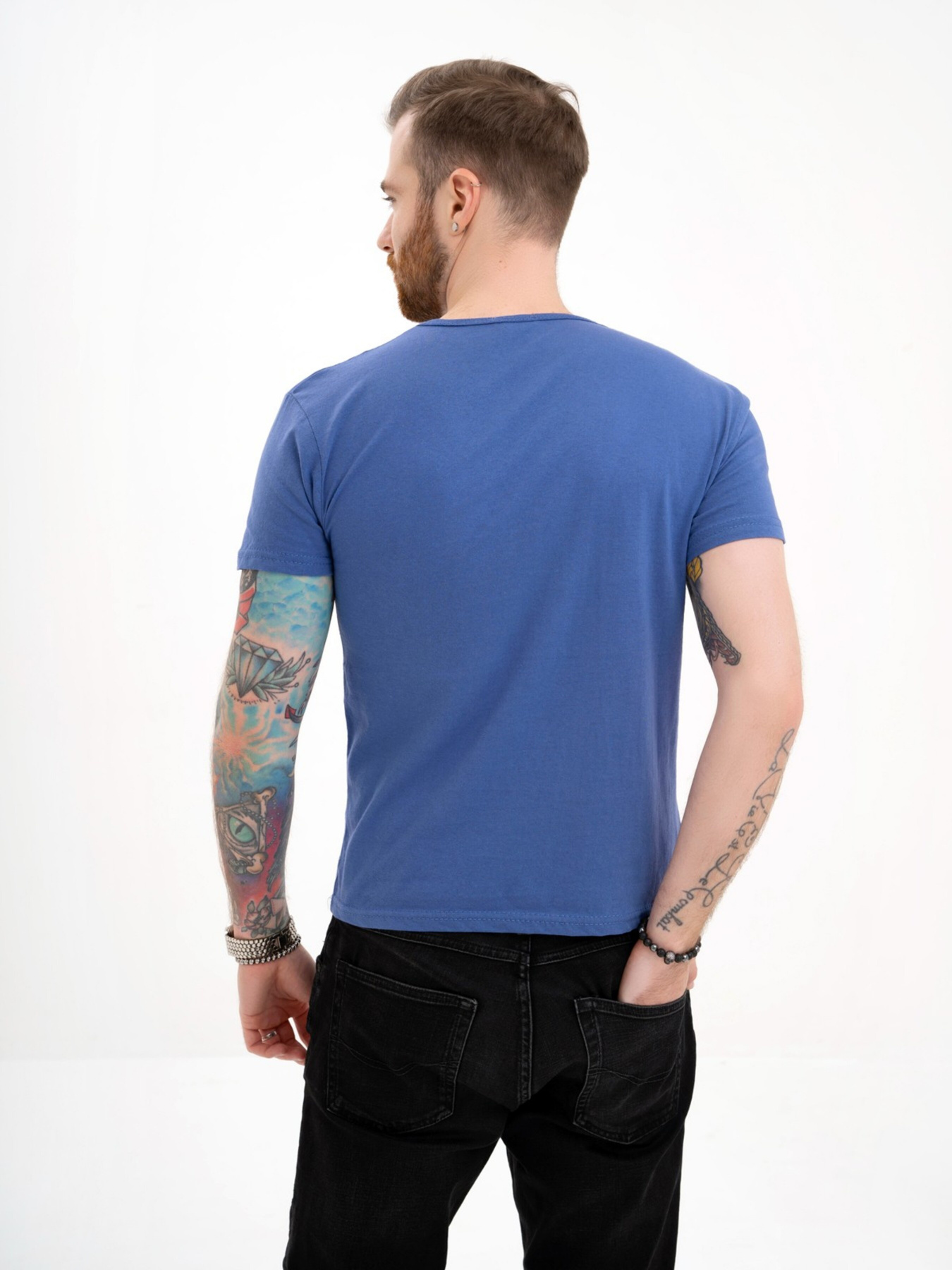 Футболка ISSA Plus модель GN4-111_blue Фото