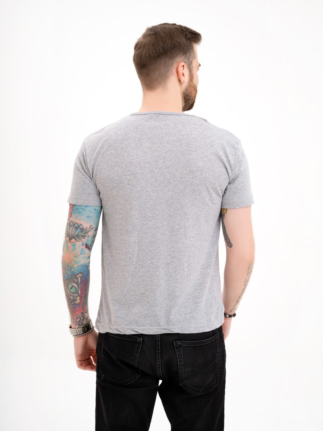 Футболка ISSA Plus модель GN4-111_grey Фото