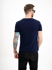 Футболка ISSA Plus модель GN4-111_darkblue Фото