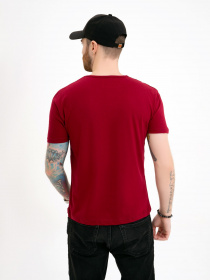 Футболка ISSA Plus модель GN4-112_burgundy Фото