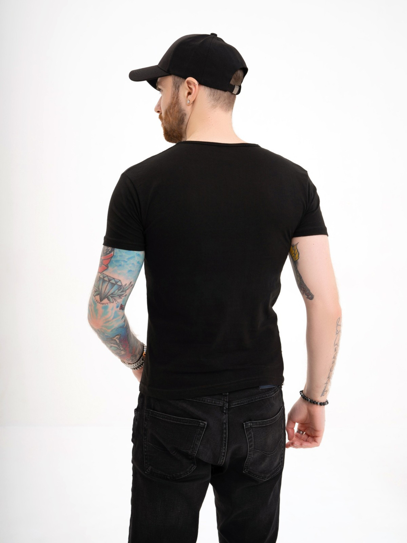 Футболка ISSA Plus модель GN4-112_black Фото