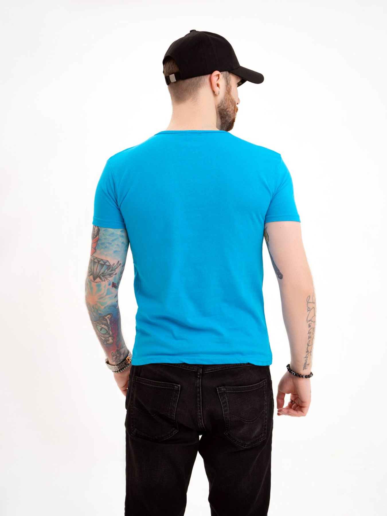 Футболка ISSA Plus модель GN4-113_blue Фото