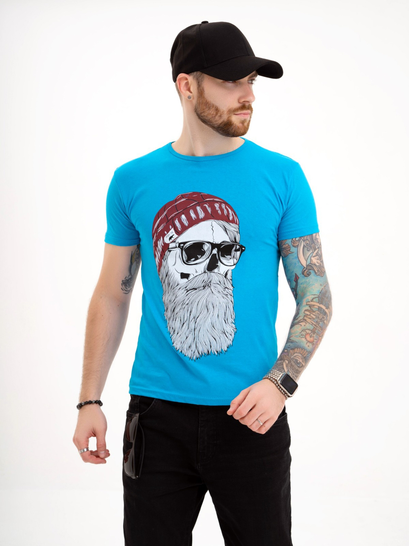 Футболка ISSA Plus модель GN4-113_blue Фото