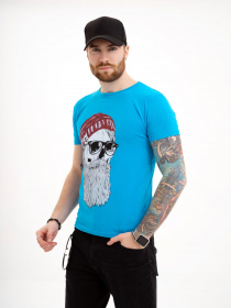 Футболка ISSA Plus модель GN4-113_blue Фото