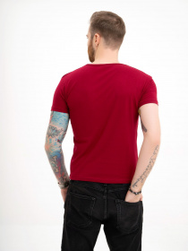 Футболка ISSA Plus модель GN4-114_burgundy Фото