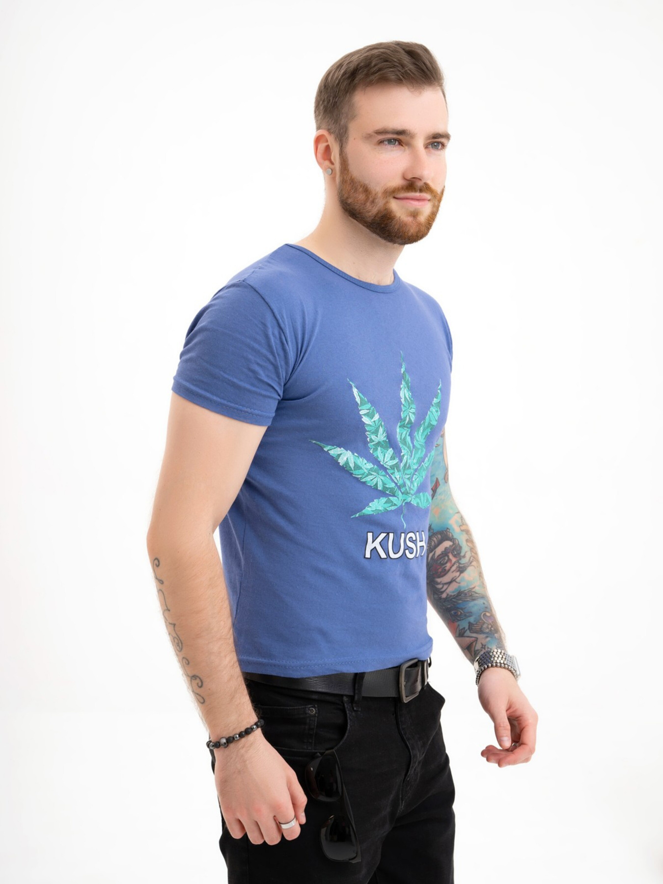 Футболка ISSA Plus модель GN4-114_blue Фото