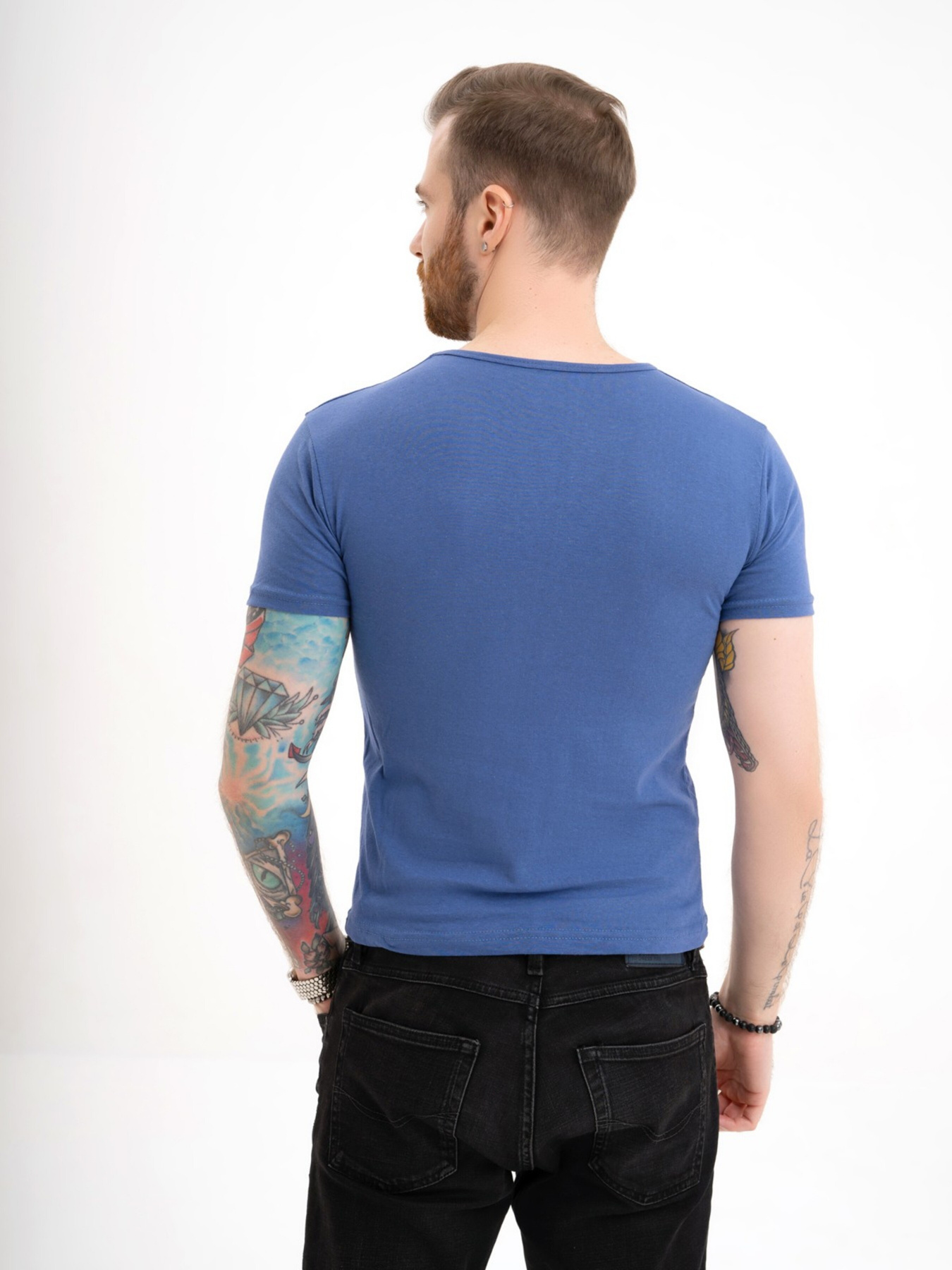 Футболка ISSA Plus модель GN4-115_blue Фото