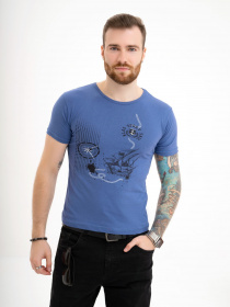 Футболка ISSA Plus модель GN4-115_blue Фото