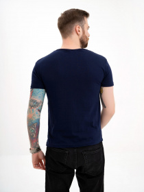 Футболка ISSA Plus модель GN4-116_darkblue Футболка ISSA Plus модель GN4-116_darkblue Фото