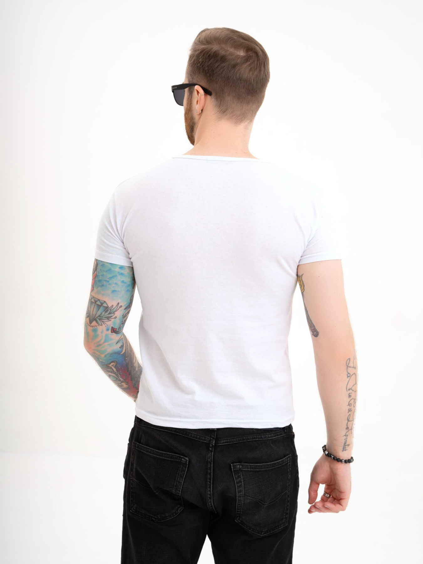 Футболка ISSA Plus модель GN4-117_white Футболка ISSA Plus модель GN4-117_white Фото