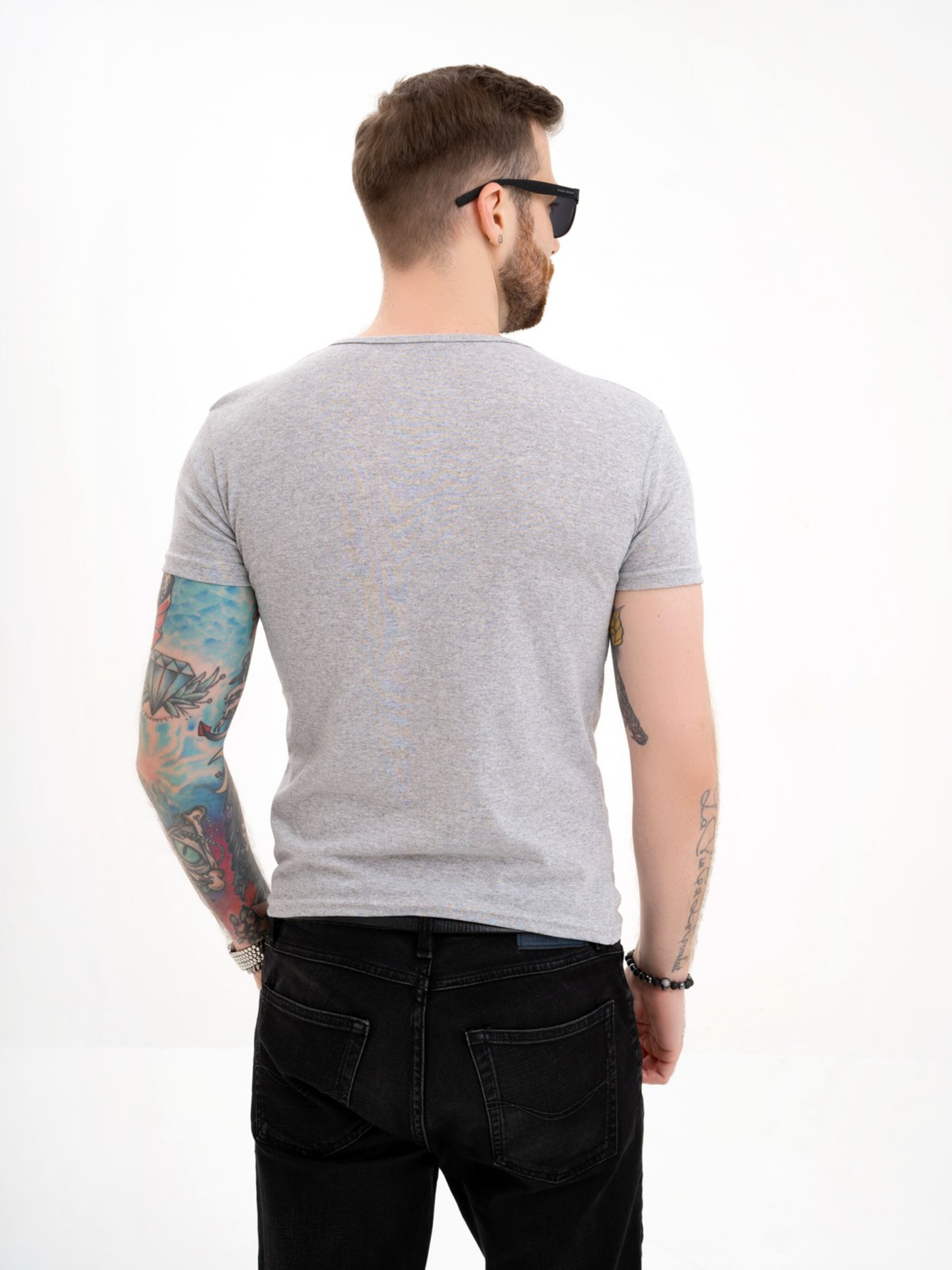 Футболка ISSA Plus модель GN4-118_grey Фото