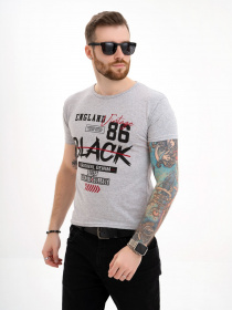 Футболка ISSA Plus модель GN4-118_grey Фото