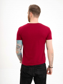 Футболка ISSA Plus модель GN4-119_burgundy Фото
