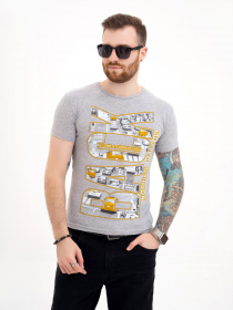 Футболка ISSA Plus модель GN4-119_grey Фото