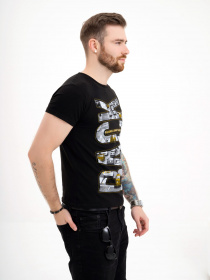 Футболка ISSA Plus модель GN4-119_black Фото