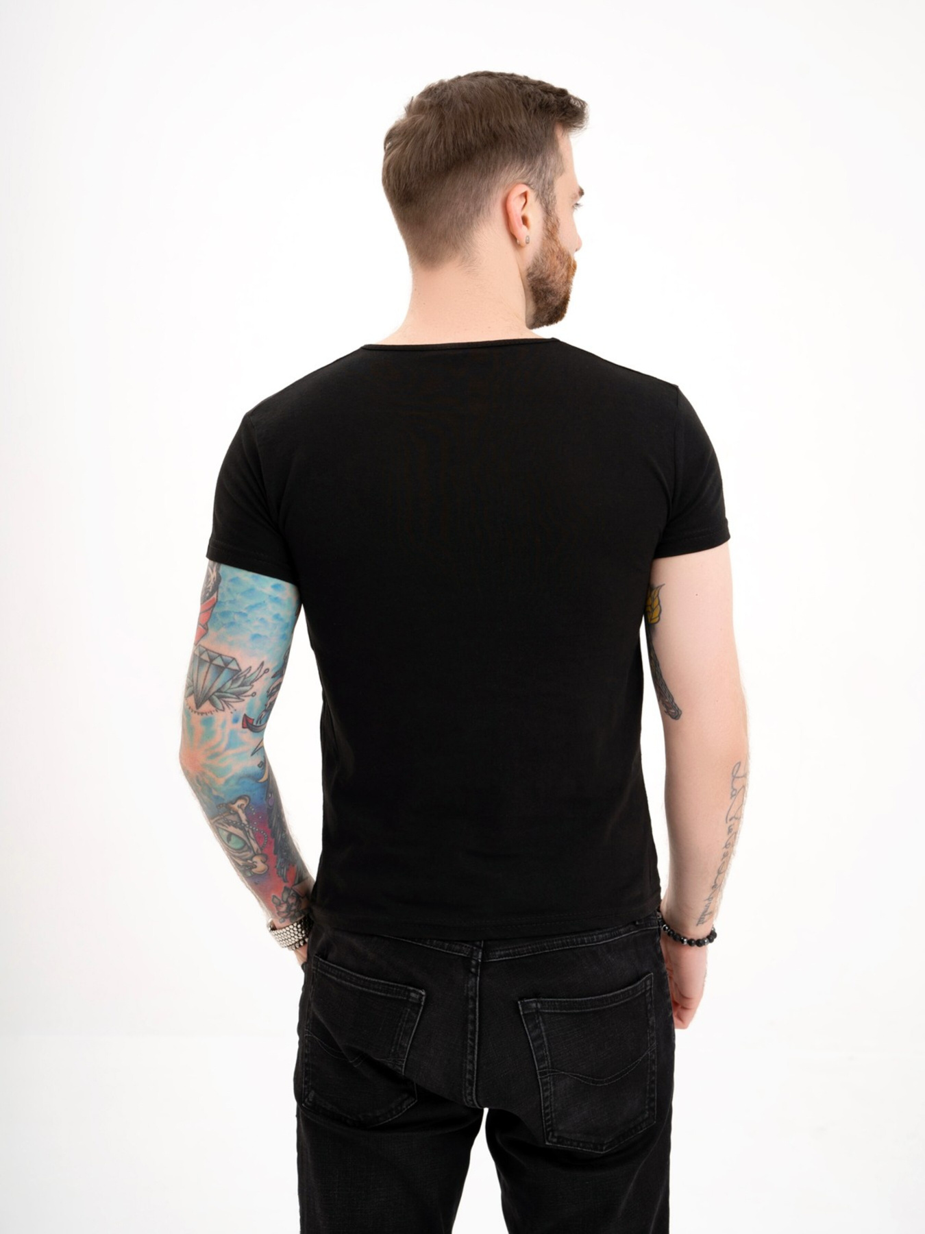 Футболка ISSA Plus модель GN4-119_black Фото