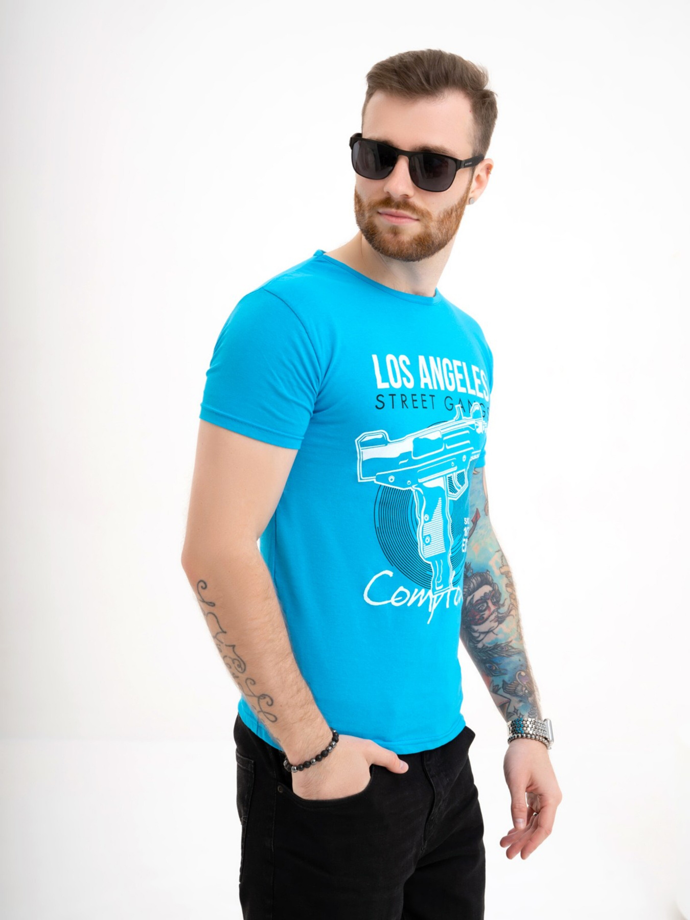 Футболка ISSA Plus модель GN4-120_lightblue Фото