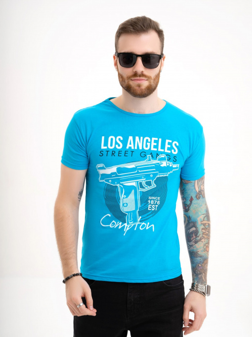 Футболка ISSA Plus модель GN4-120_lightblue Фото