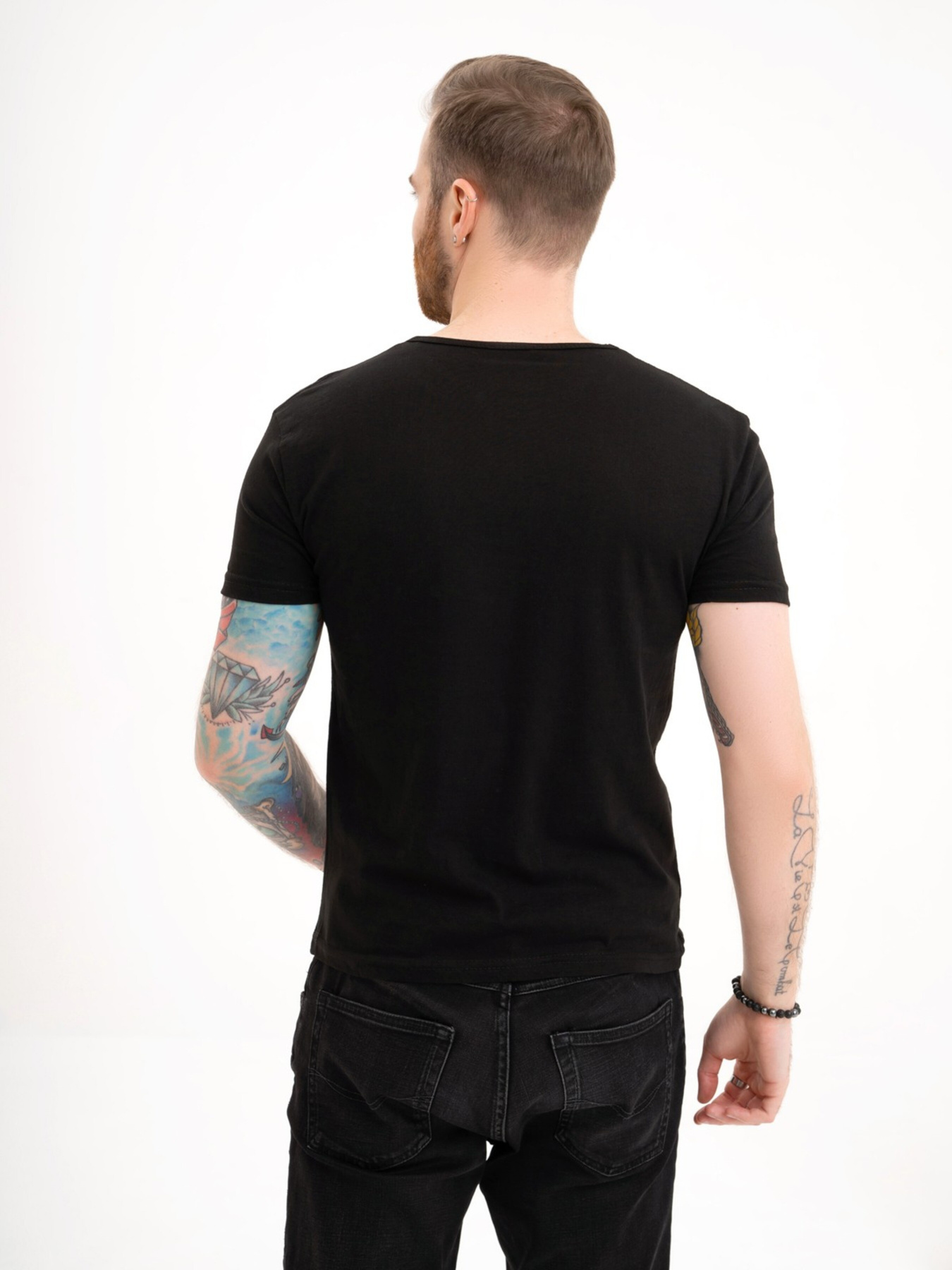 Футболка ISSA Plus модель GN4-122_black Фото