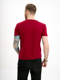 Футболка ISSA Plus модель GN4-123_burgundy Фото