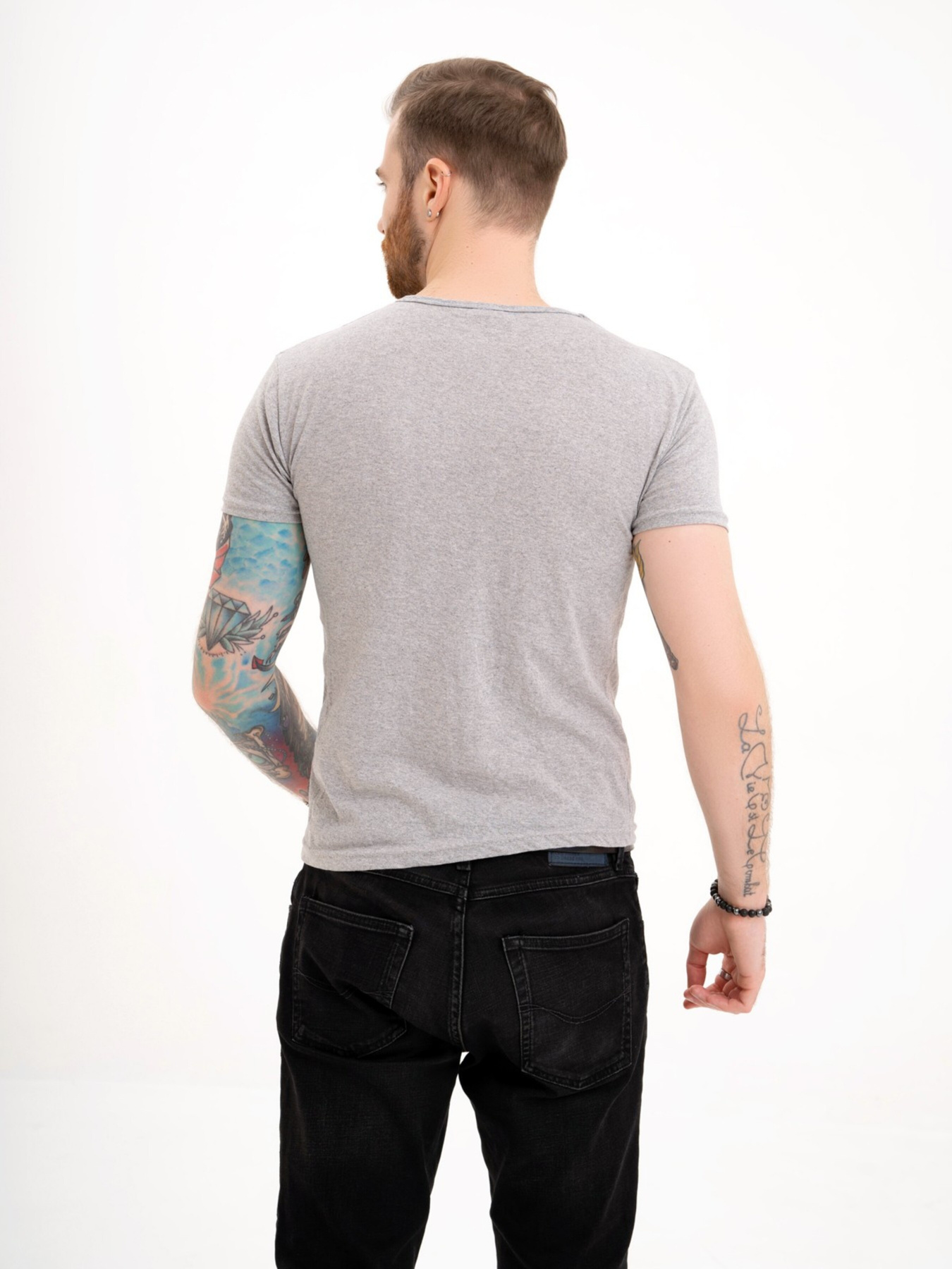 Футболка ISSA Plus модель GN4-123_grey Фото